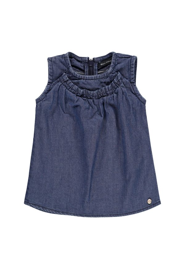 Marc O'Polo Junior - Baby Kjole - Blue Denim