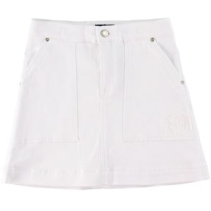 GANT Nederdel - Denim - Patch Pocket Twill - Hvid - 15 år (170) - GANT Nederdel