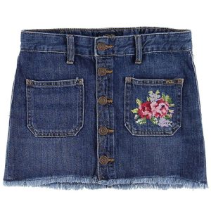 Polo Ralph Lauren Nederdel - Blå Denim - 16 år (176) - Ralph Lauren Nederdel