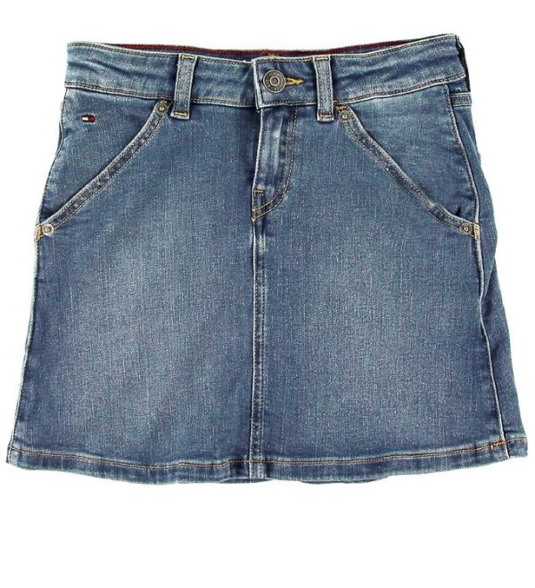 Tommy Hilfiger Nederdel - Basic - Lyseblå Denim - 14 år (164) - Tommy Hilfiger Nederdel