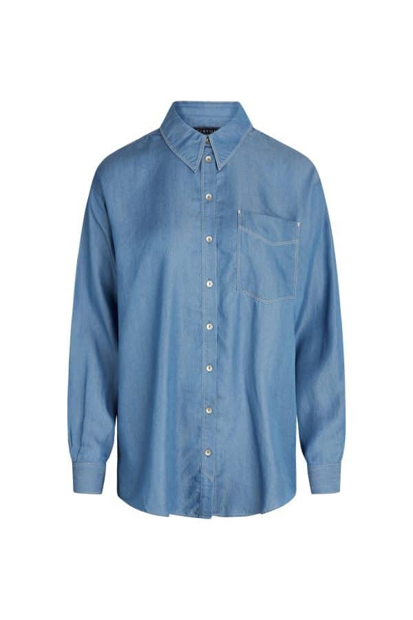 CRÉTON CREmbrace skjorte (BLUE DENIM L)