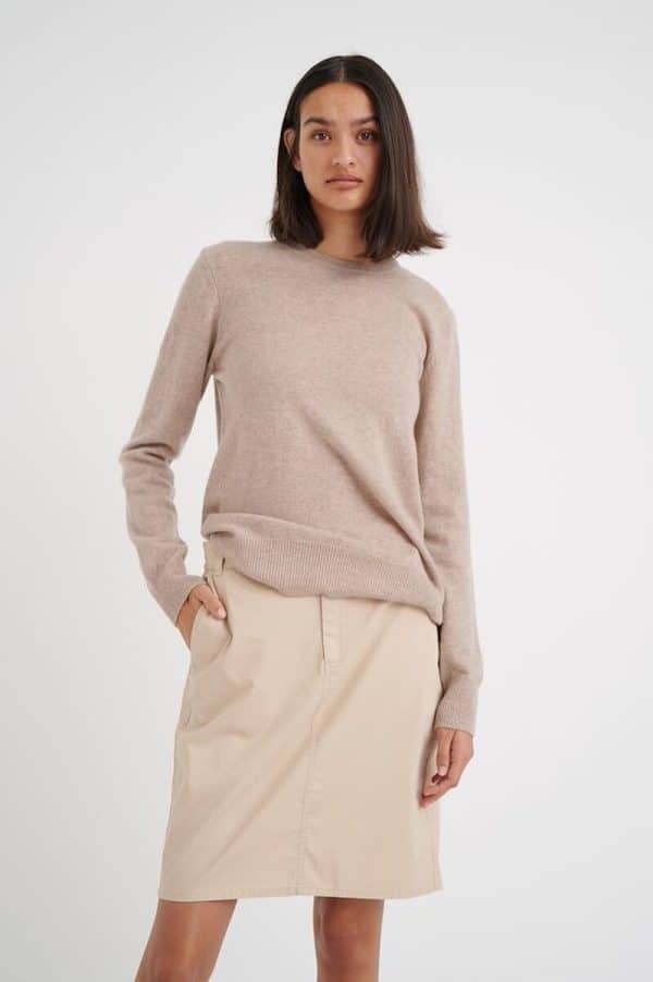 Inwear Kiahiw Birta Nederdel 7188 151308 Sand, Størrelse: 44, Farve: Sand, Dame