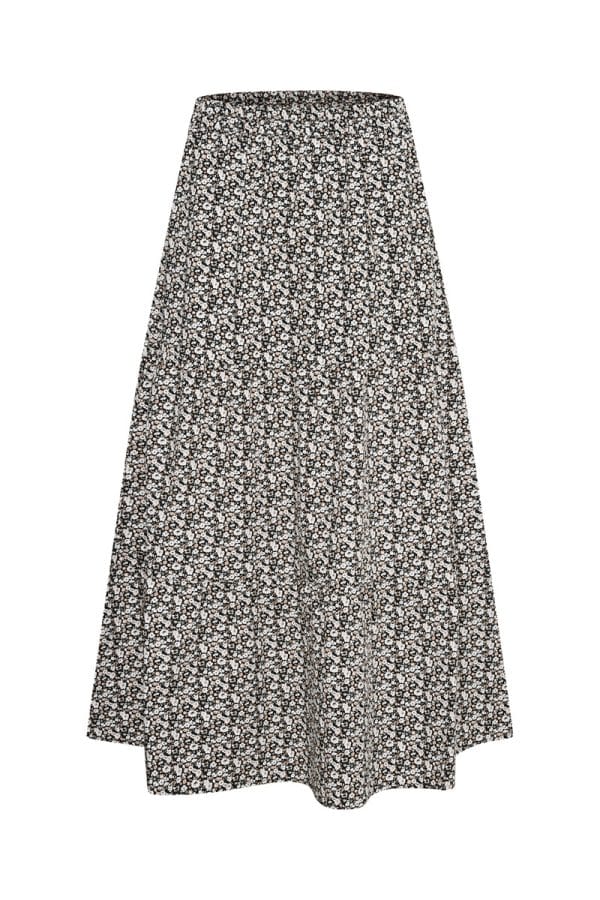 My Essential Wardrobe Mwmalia Nederdel 3748 102445 Sort, Størrelse: 34, Farve: Sort/Hvid Print, Dame