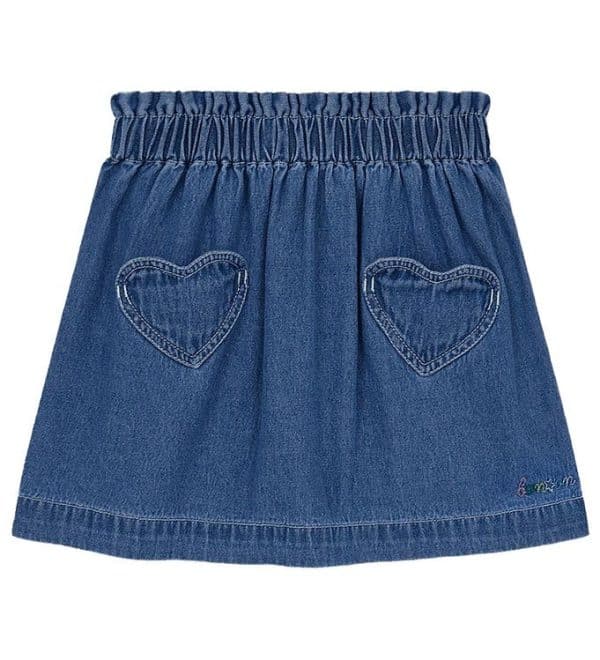 Bonton Nederdel - Jupe - Denim Bleu - 6 år (116) - Bonton Nederdel