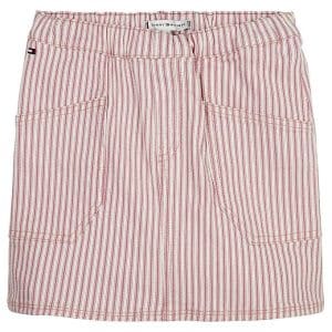 Tommy Hilfiger Nederdel - Denim Railroad - Pinkestripe - 10 år (140) - Tommy Hilfiger Nederdel