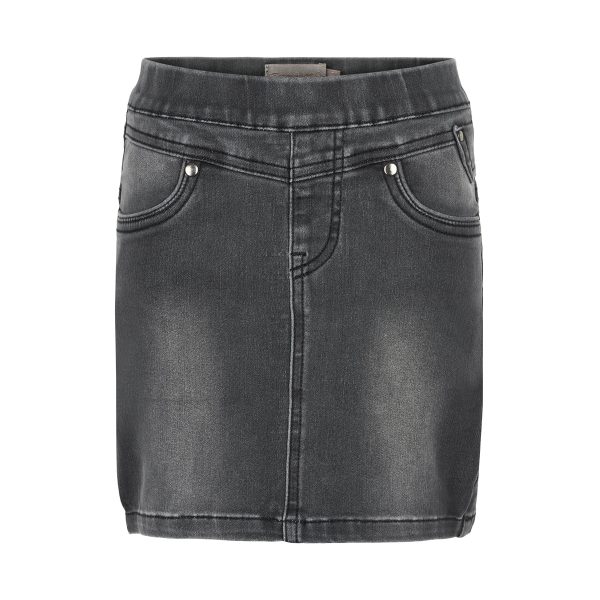 Creamie - Skirt Grey Denim (821196) - Grey Denim - 128