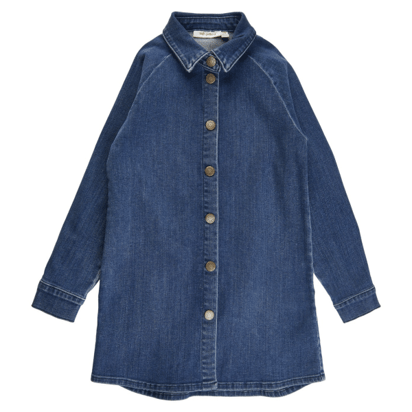 Soft Gallery - Frederique Denim Shirt Dress - Blue Denim - 116