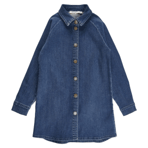 Soft Gallery - Frederique Denim Shirt Dress - Blue Denim - 122