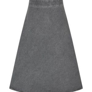 Mads Nørgaard - Nederdel - Grey Denim Stelly C Long Skirt - Grey