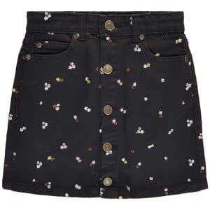 The New Nederdel - Denim - TnHellen - Phantom m. Blomster