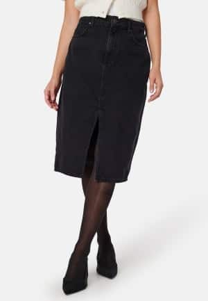 Object Collectors Item Objharlow Midi Denim Skirt Black L