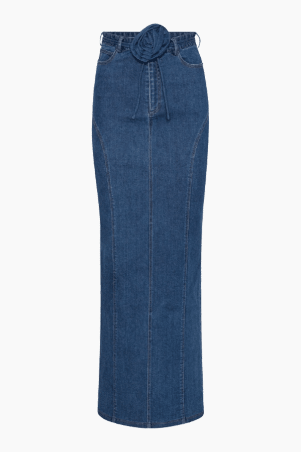 Stretchy Maxi Skirt - Orion Blue - ROTATE - Blå S