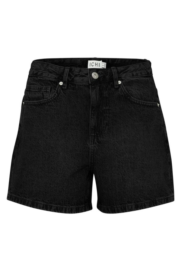 Ichi - Shorts - IH Aveny SHO - Washed black