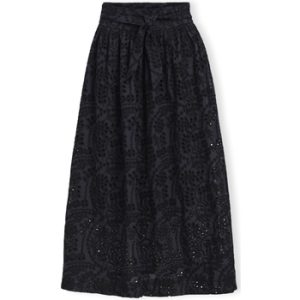 Korte nederdele Object Bodie Skirt - Black/Denim Blue