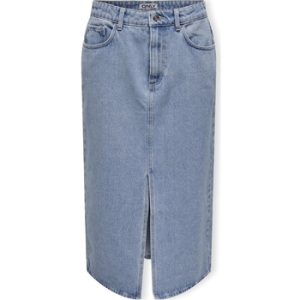 Korte nederdele Only Noos Bianca Midi Skirt - Light Blue Denim