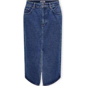 Korte nederdele Only Noos Bianca Midi Skirt - Medium Blue Denim