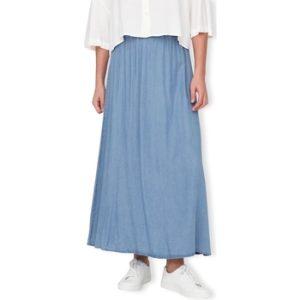 Korte nederdele Only Pena Venedig Long Skirt - Medium Blue Denim