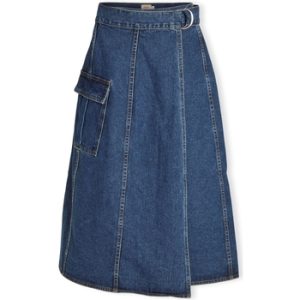 Korte nederdele Vila Norma Skirt - Medium Blue Denim