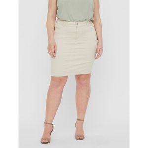 Vero Moda Curve PLUSSIZE dame nederdel VMGITTA - Birch