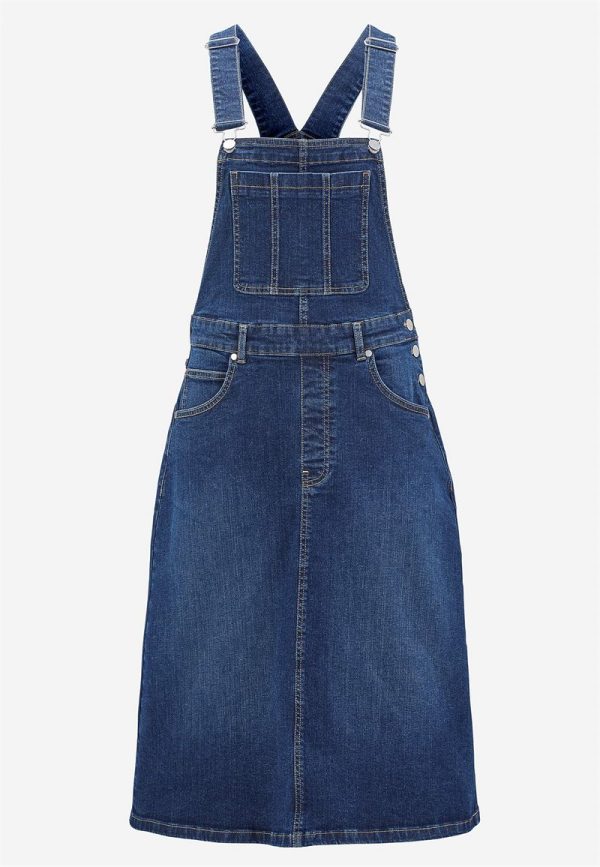 Smækkjole i denim