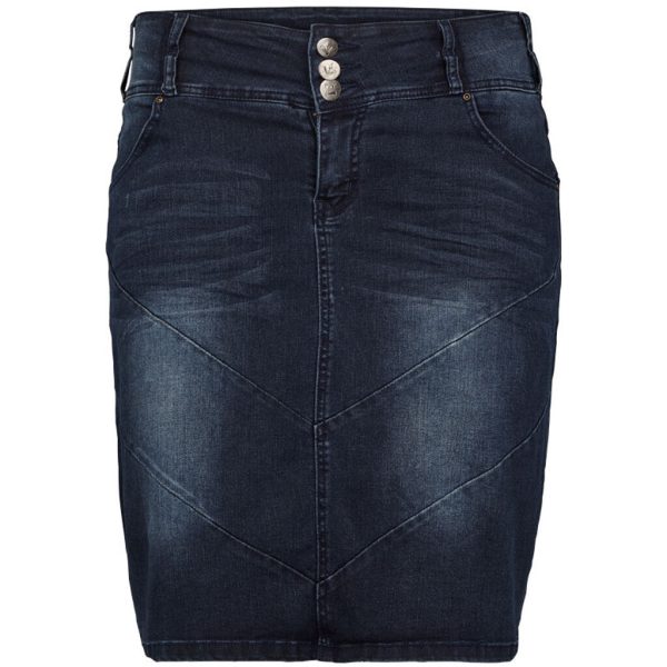 Adia - Nederdel - Adadia - Denim Blue - 44