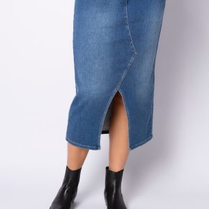 Etnell - Denim Blue - Nederdel - S/36-38