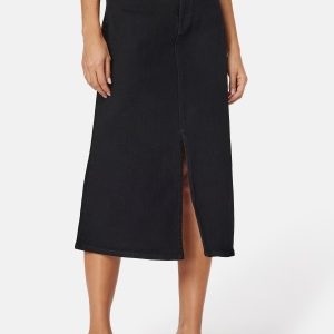 SELECTED FEMME Slfkrista-gerda High Waist maxi skirt Black Denim 36