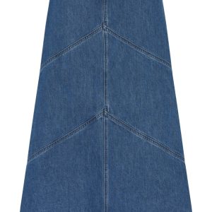 Bruuns Bazaar - Nederdel - Women CanaBBEleen Skirt - Dark Blue Denim