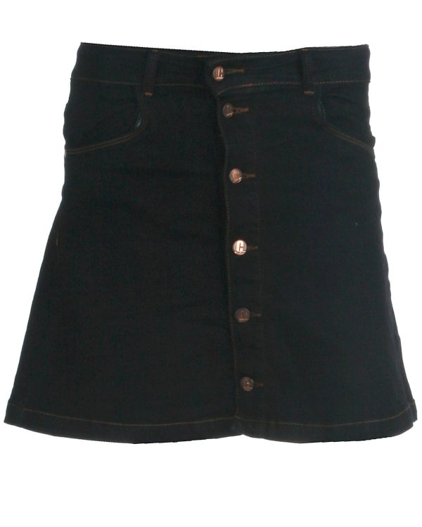 Cost:bart denim skirt, Gene, mørkeblå denim - 140 - W23