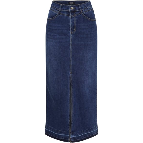 Marta Du Chateau dame MDCMia Skirt MDC109 - Denim