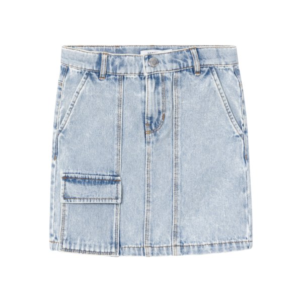 NAME IT Denim Nederdel Laila Light Blue Denim