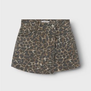 NAME IT Leo Twill Skort Affogat Leo Washed Down