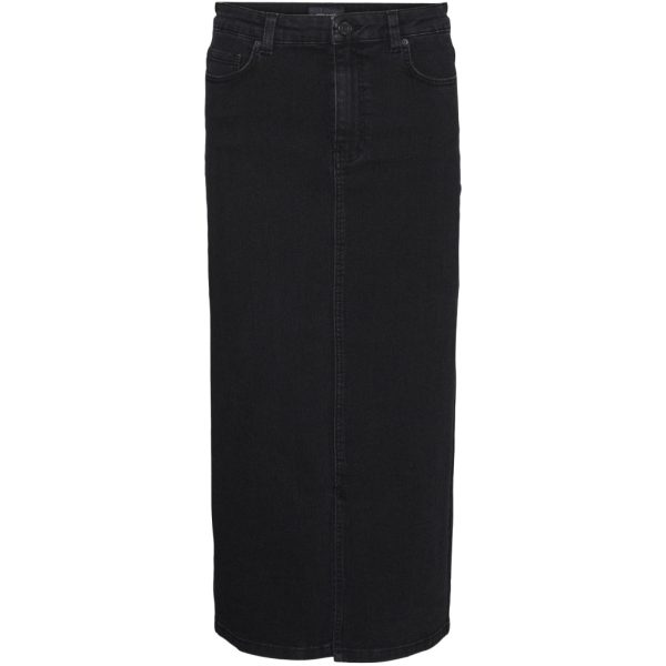 VERO MODA dame nederdel VMLINA - Black Denim