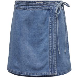 ONLY dame nederdel ONLVILLA - Light Blue Denim