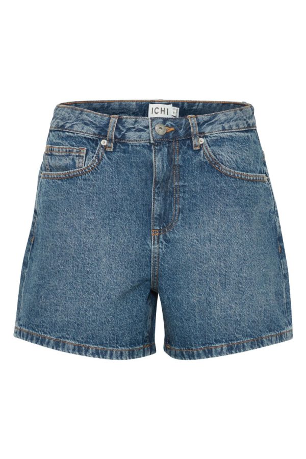 Ichi - Shorts - IH Aveny SHO - Medium blue stone washed