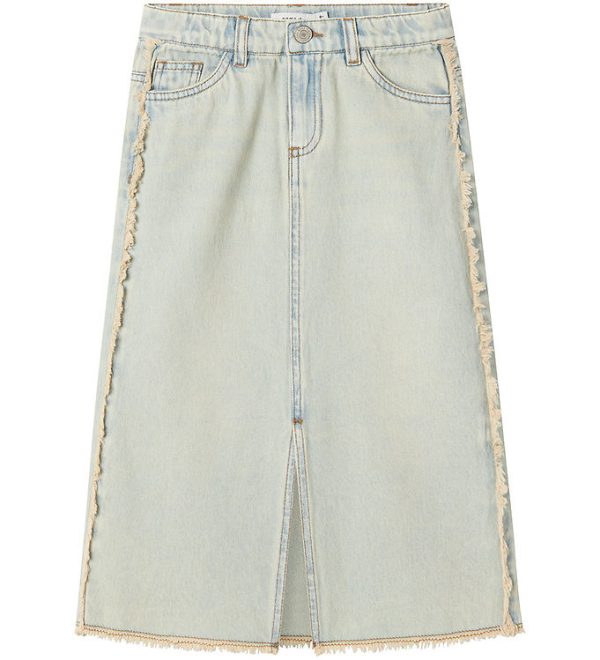 Name It Nederdel - NkfGami - Vintage Lyseblå Denim
