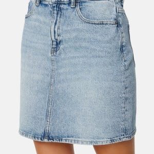 VILA Vikaja Denim Skirt Light Blue Denim 36