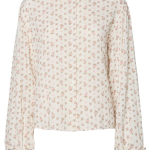 Y.A.S - Skjorte - Yasyona Ls Shirt S. - Star White (Levering midt maj)
