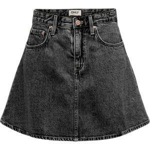 ONLY dame nederdel ONLEDEN - Washed Black