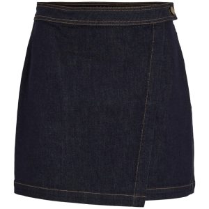 VILA DAME NEDERDEL VILEVA - Dark Blue Denim