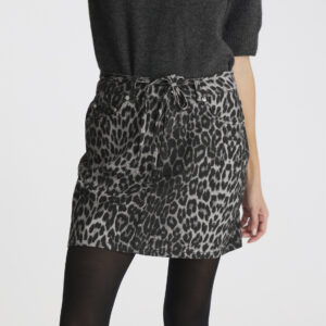 Henrietta Leopard Skirt