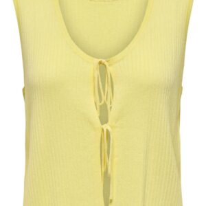 JDY - Top - Alexandra S/L Reversible Tie Top - French Vanilla