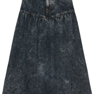 Light Denim Long Skirt