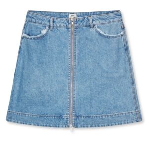 Mads Nørgaard - Nederdel - Classic Denim Riva Skirt - Mid Blue Denim