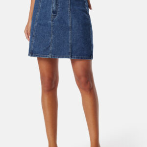 Objcarol Denim Short Skirt