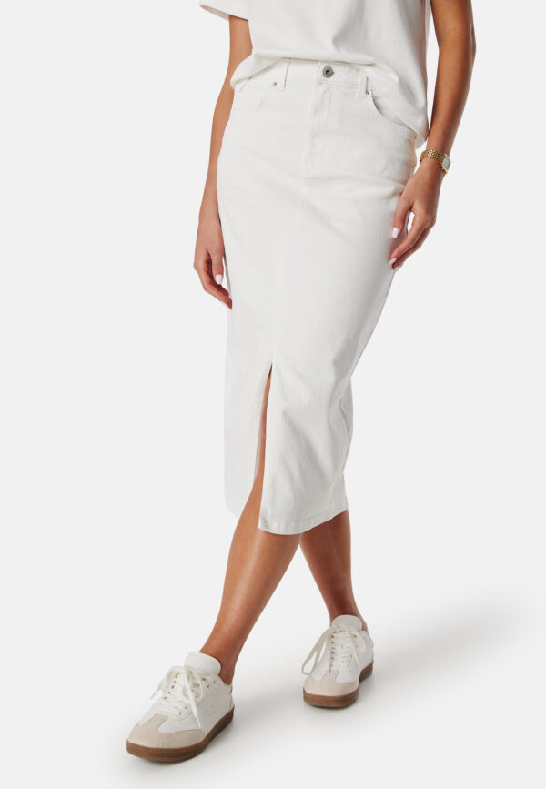 Pcjessie High Waist denim midi skirt