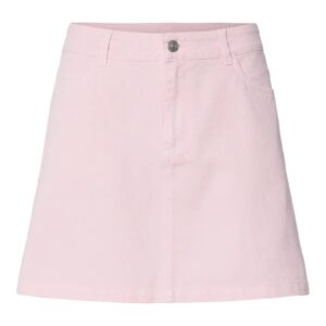 Pieces - Nederdel - Flora Mw A-Shape Denim Skirt - Pink-A-Boo