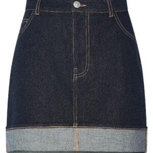Pieces Nederdel - Franna - Dark Blue Denim