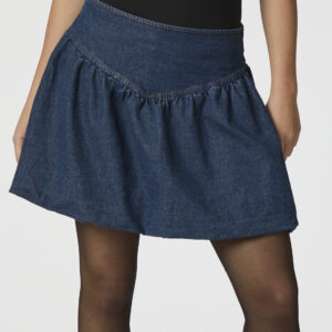 Solar Denim Balloon Skirt