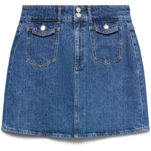 VERO MODA DAME NEDERDEL VMTESSA - Medium blue denim
